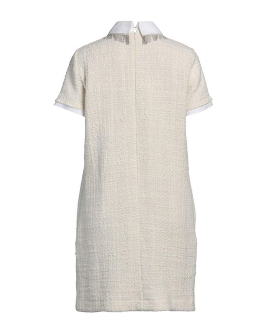 Robe courte N°21 en coloris White