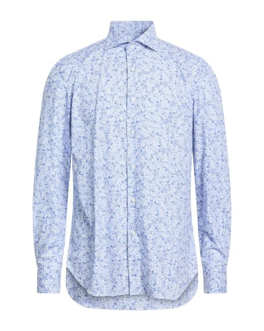 Sartorio Napoli Blue Shirts for men