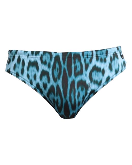 Roberto Cavalli Blue Bikini Bottoms & Swim Briefs for men