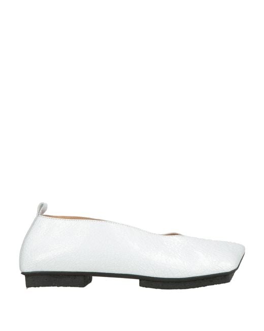 Uma Wang White Ballet Flats Leather