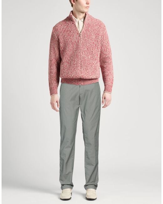 Siviglia Gray Pants Polyester, Cotton, Elastane for men