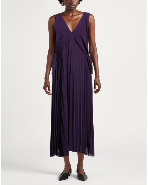 Kaos Purple Maxi Dress Polyester