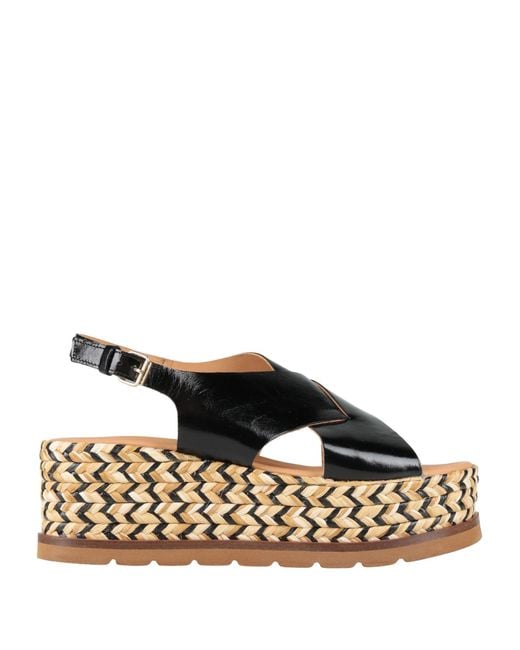 Elvio Zanon Black Espadrilles