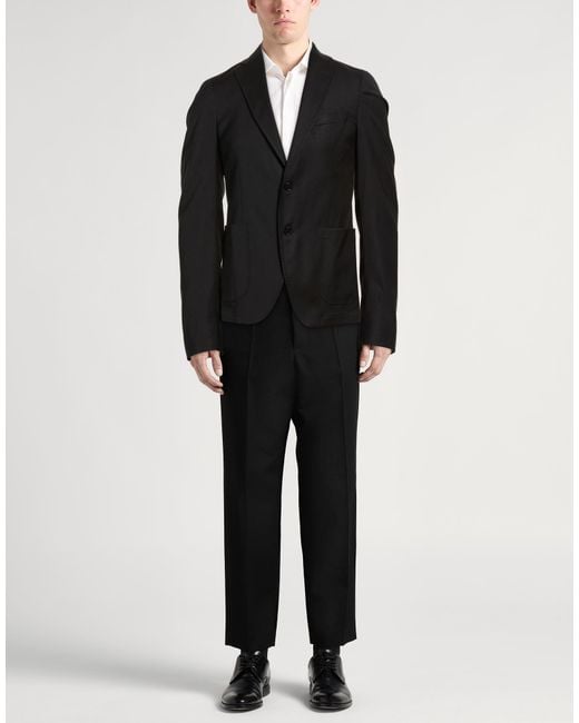 Tombolini Black Blazer Virgin Wool, Viscose, Elastane for men