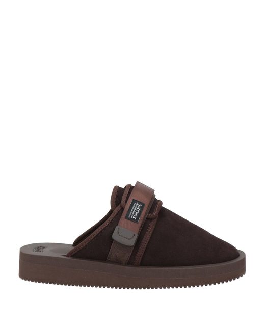 Suicoke Brown Mules & Clogs for men