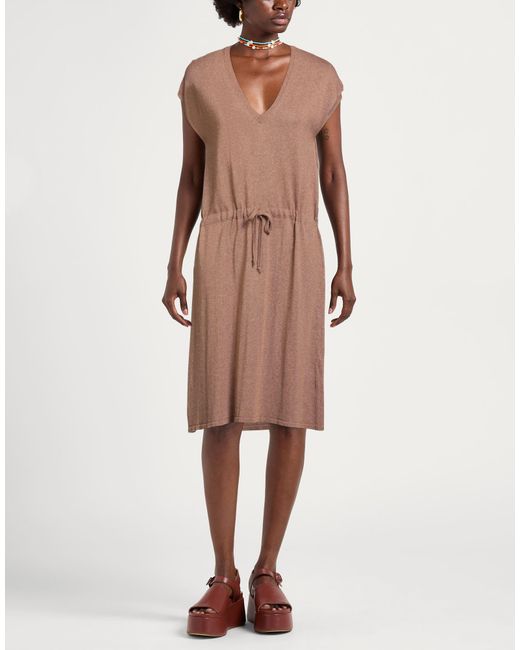 Messagerie Brown Mini Dress