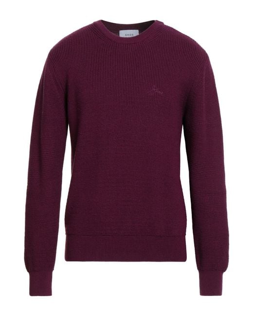 Shoe Purple Sweater Viscose, Polyester, Polyamide for men