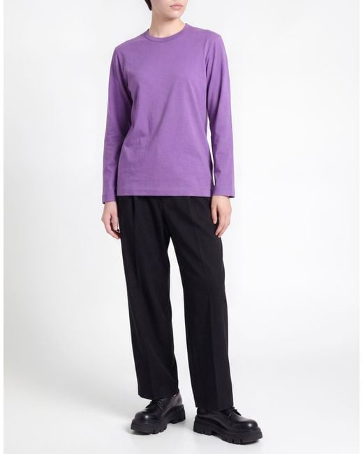 Comme des Garçons Purple T-Shirt Cotton