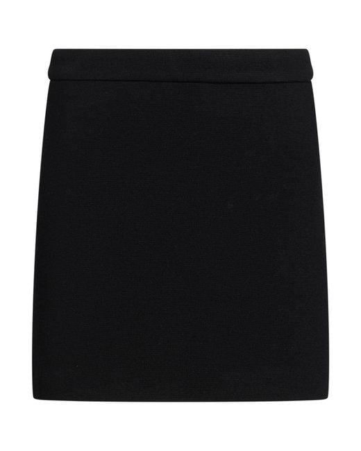 Roberto Collina Black Mini Skirt
