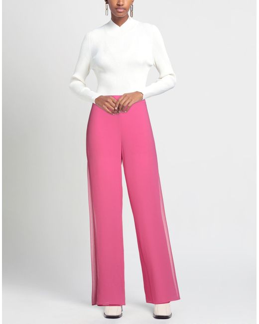 Camilla Pink Fuchsia Pants Polyester