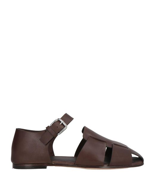 Officine Creative Brown Sandals Leather