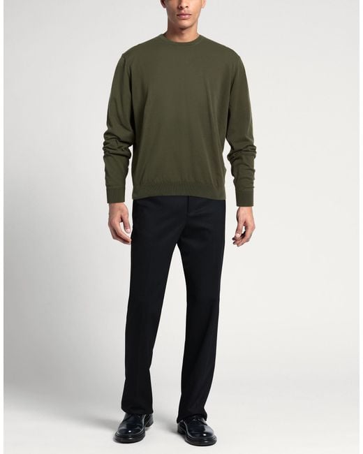 FILIPPO DE LAURENTIIS Green Sweaters for men