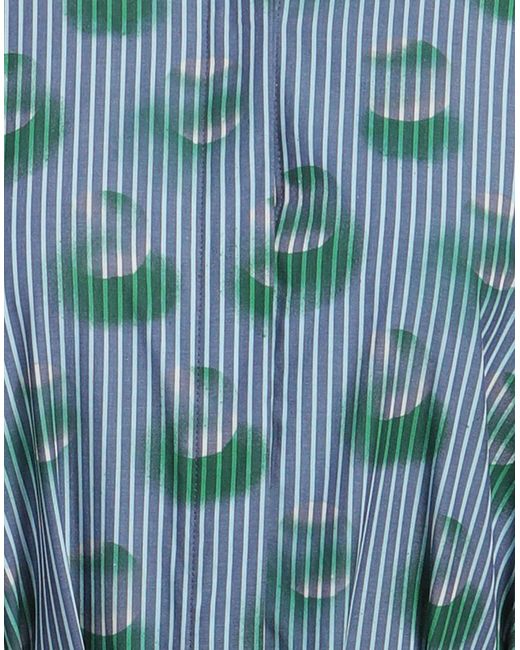 ODEEH Blue Midi-Kleid