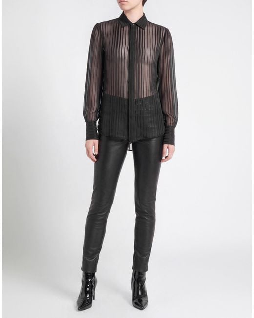 DSquared² Black Shirt Silk