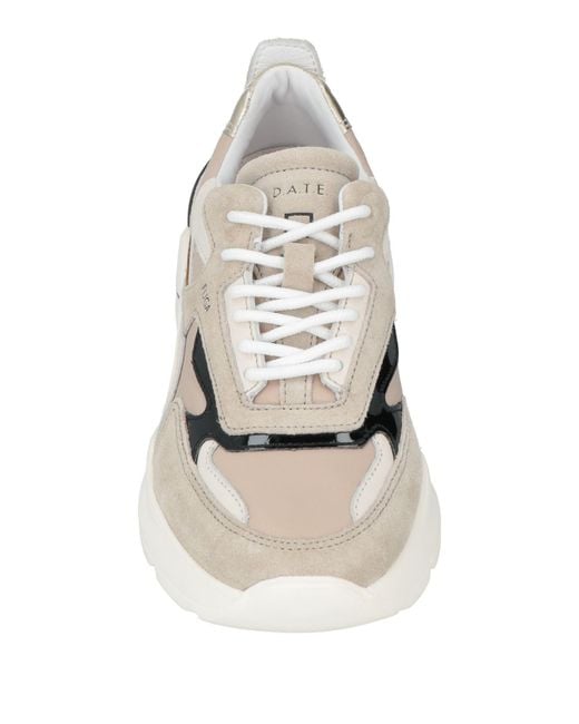 Date White Sneakers Leather, Nylon