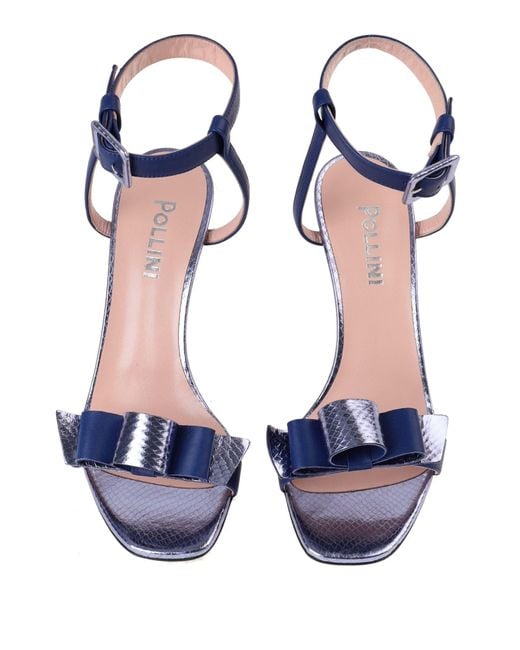 Pollini Blue Sandals