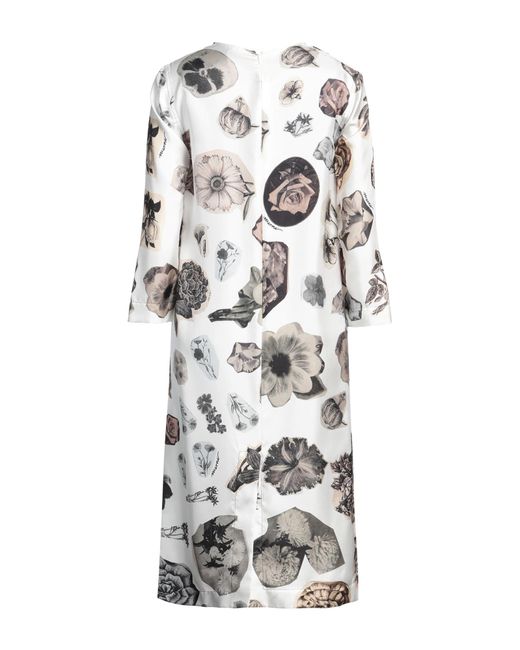 Marni White Midi-Kleid