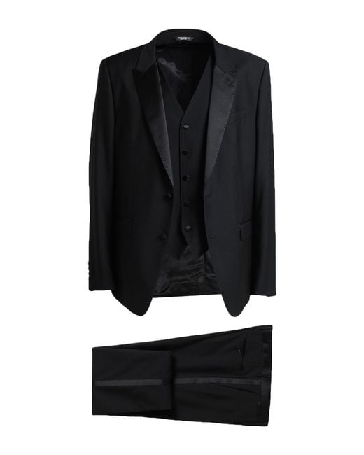 Dolce & Gabbana Black Suit for men