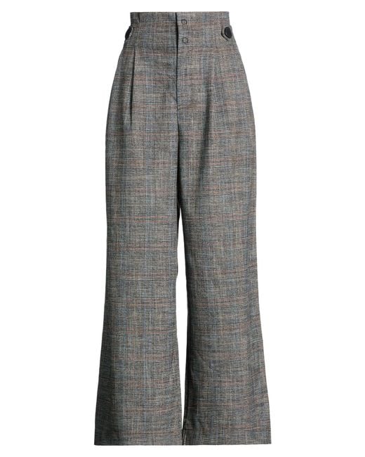 Kontatto Gray Pants Polyester, Elastane