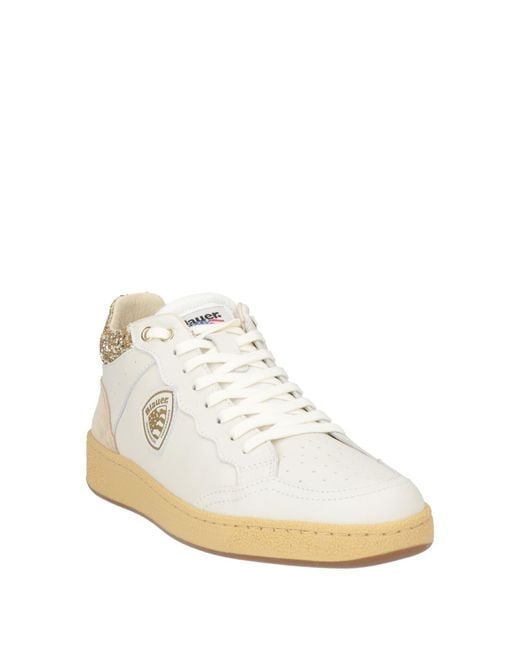 Blauer White Trainers