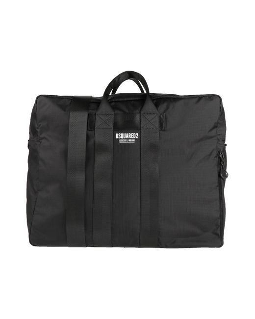 DSquared² Black Duffel Bags for men