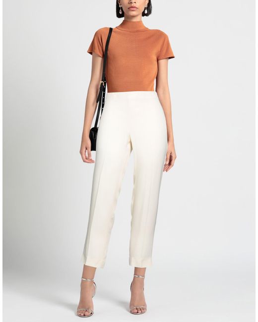 Clips White Trouser