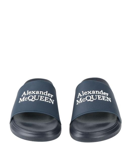 McQueen Blue Sandals for men