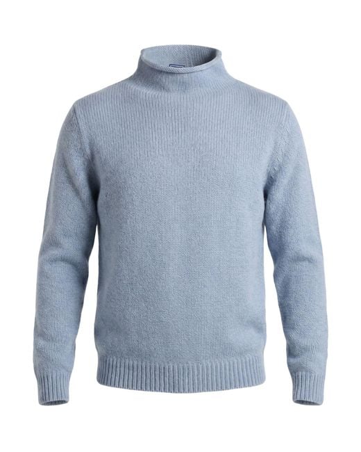 Cuello Alto Fedeli de hombre de color Blue