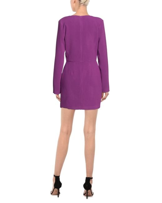 CINQRUE Purple Mini Dress