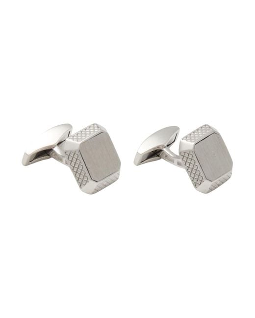 Tateossian Metallic Cufflinks And Tie Clips for men