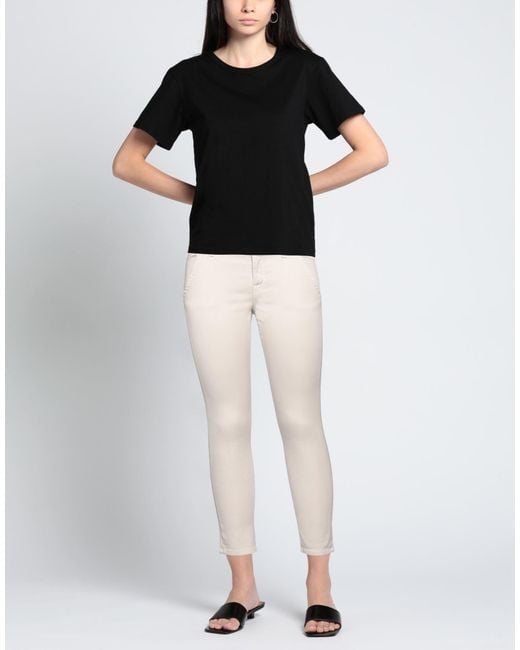 Jacob Cohen White Pants Cotton, Polyester, Elastane