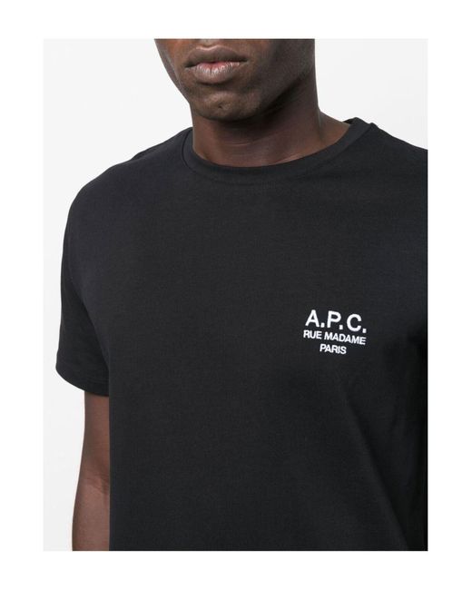 A.P.C. T-shirts in Black für Herren