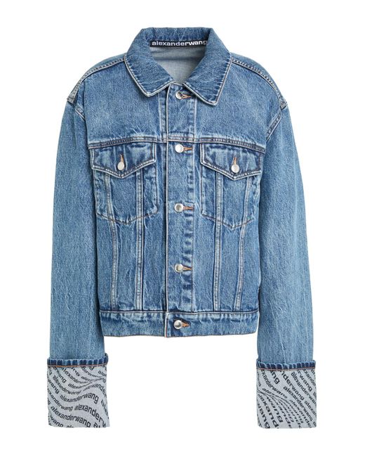 Alexander Wang Blue Denim Outerwear