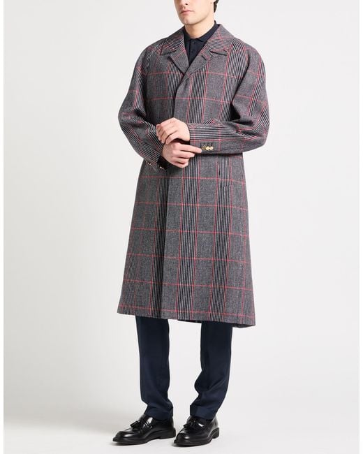 Thom Browne Gray Coat for men