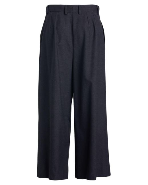 Dolce & Gabbana Blue Pants Virgin Wool, Cotton, Elastane