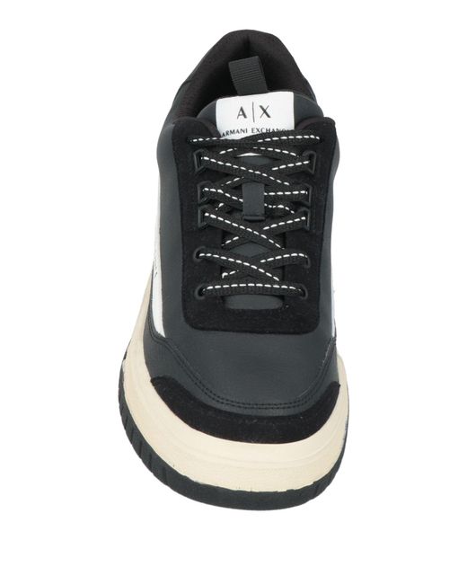 ARMANI EXCHANGE Black Trainers for men