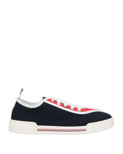 Thom Browne Blue Sneakers Textile Fibers