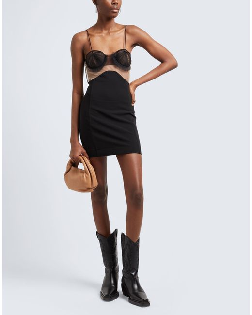 Nensi Dojaka Black Mini Dress