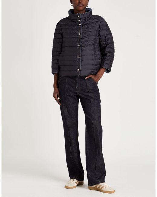Moorer Blue Slate Puffer Polyester