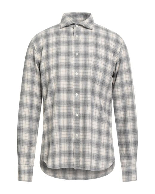 Hartford Gray Shirt Cotton for men