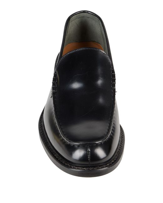 Doucal's Blue Loafers Leather for men