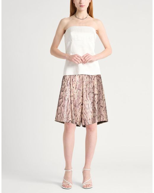 Dries Van Noten Pink Shorts & Bermuda Shorts Cotton