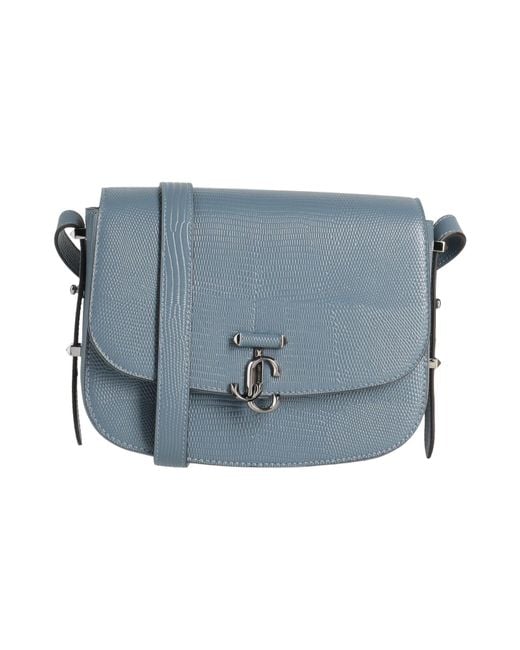 Jimmy Choo Blue Cross-Body Bag Calfskin