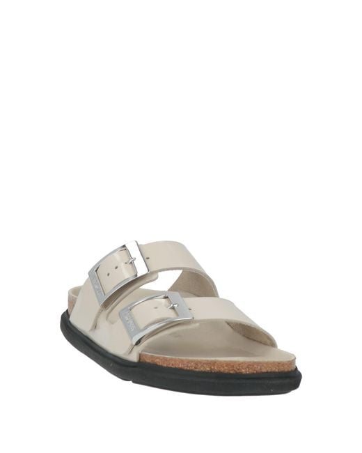 Birkenstock White Sandals Leather