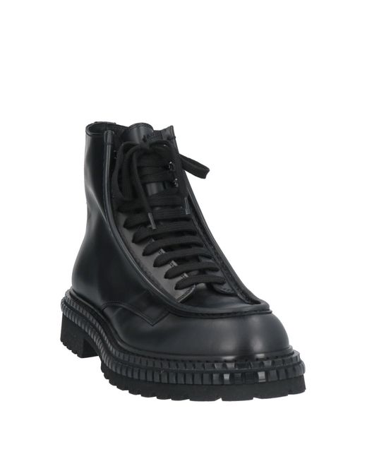 THE ANTIPODE Black Ankle Boots Textile Fibers for men