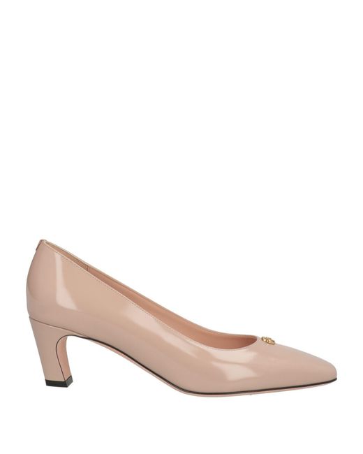 Bally Pink Antique Rose Pumps Calfskin