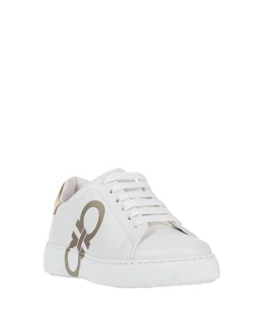 Ferragamo White Trainers