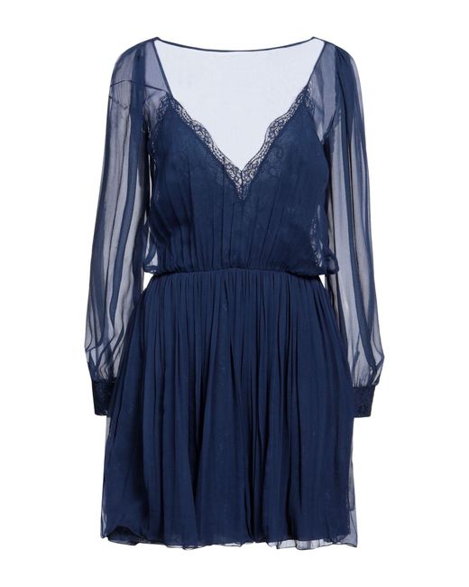 Alberta Ferretti Blue Mini-Kleid