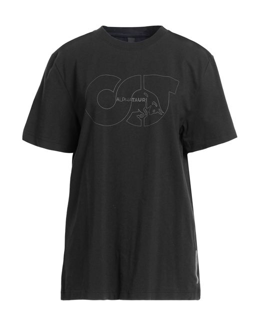 ALPHATAURI Black T-shirt for men