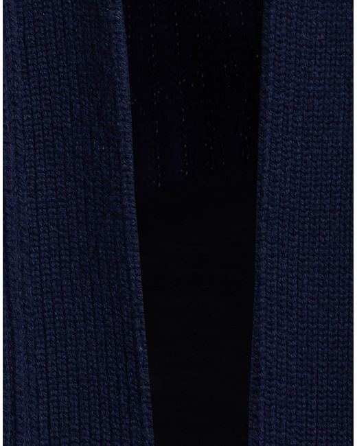 Canessa Blue Cardigan Merino Wool, Cashmere